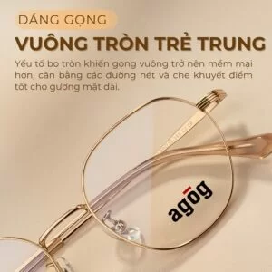 Dáng gọng kính Agog 0726TiSSYK-C2