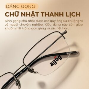 Dáng gọng kính Agog 5826TiSJDK-C2