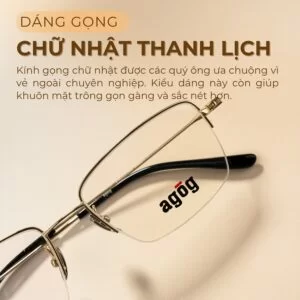 Dạng gọng kính Agog 7826TiSSDK-C2