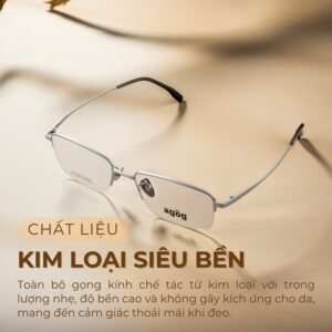 Chất liệu gọng kính Agog 9726TiSJDK-C2