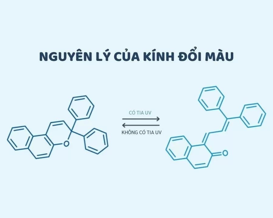 Photochromic là gì? Bí mật công nghệ kính đổi màu thông minh (3) Nguyên lý hoạt động của kính đổi màu