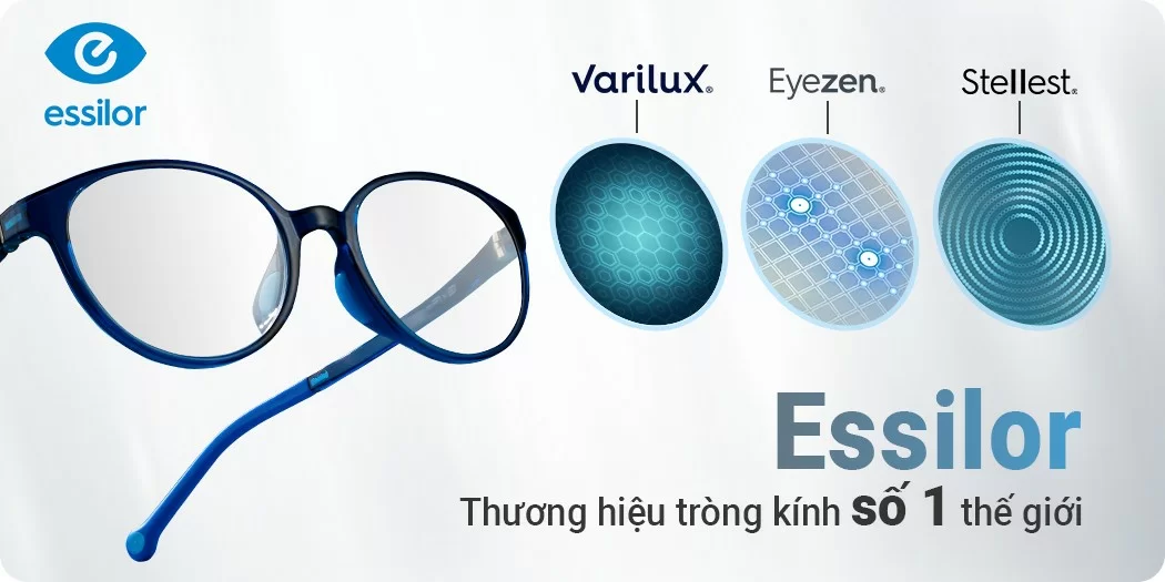 Tròng kính Essilor: Thương hiệu số 1 thế giới