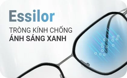 Tròng kính chống ánh sáng xanh Essilor bảo vệ tối ưu