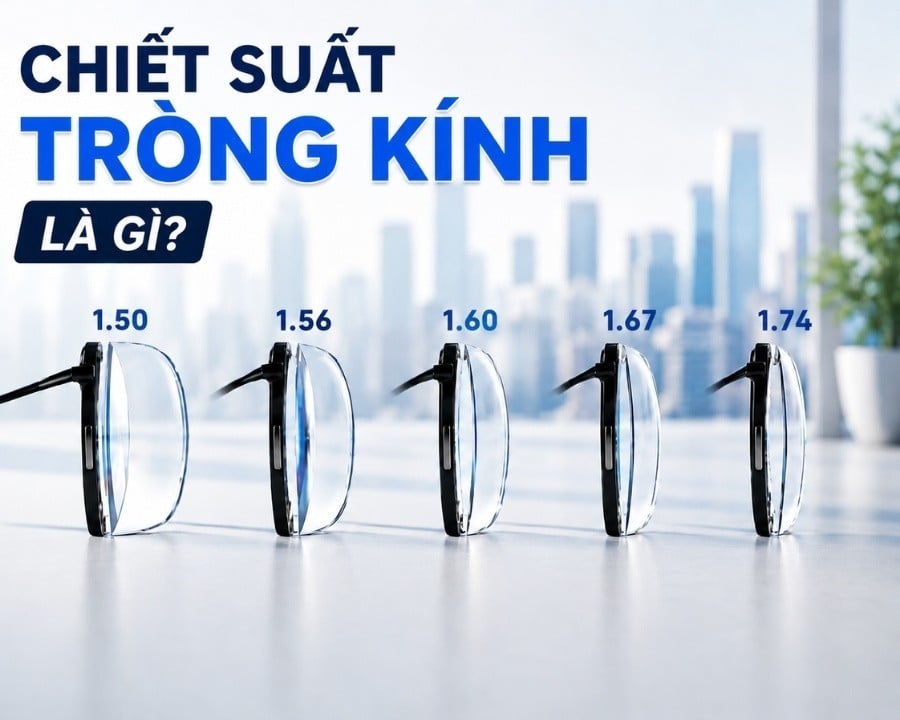 chiết suất tròng kính là gì