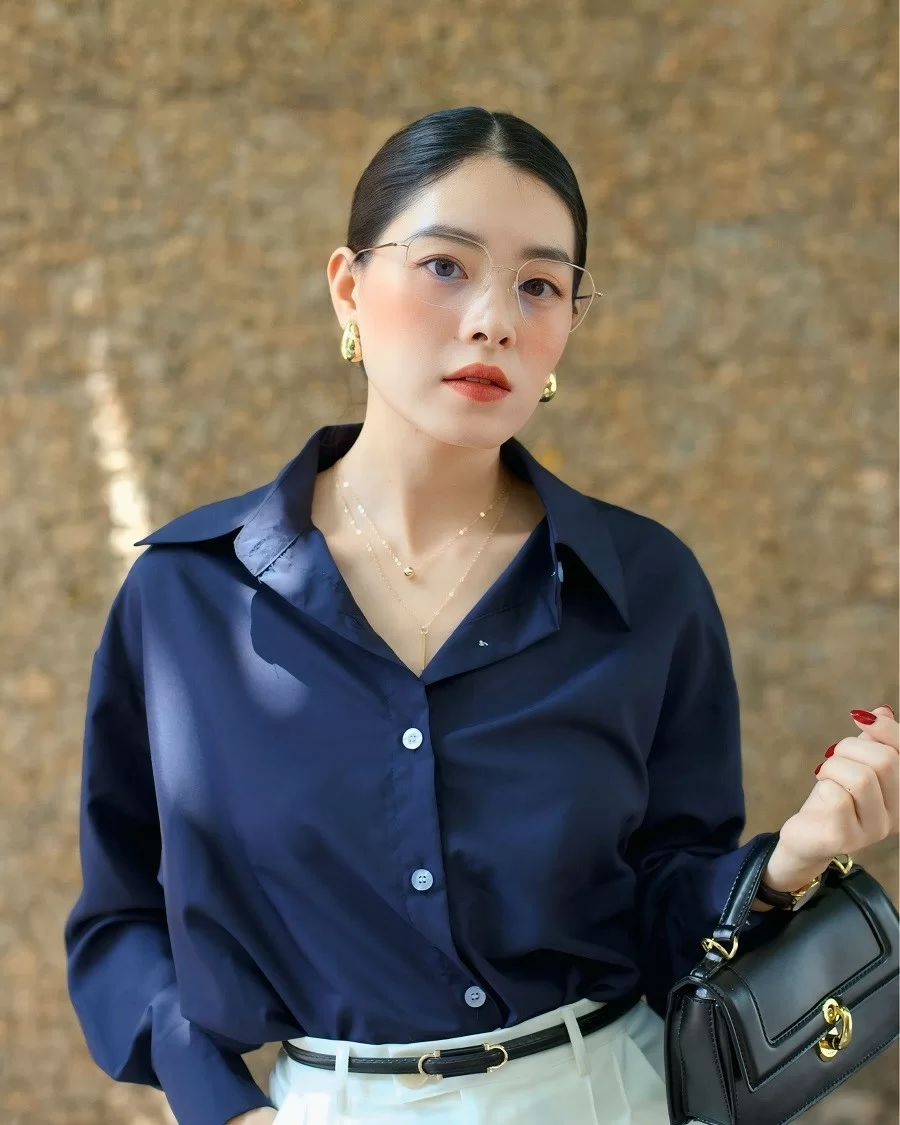 Agog Nữ - Gọng kính Nhựa, Titanium - Mã 1419-C5 (7) Mắt kính Agog 1419 C9 - ảnh 1