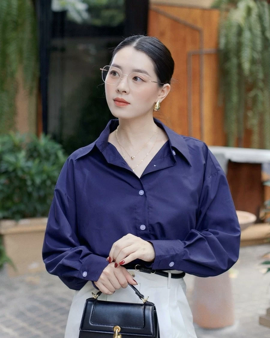 Agog Nữ - Gọng kính Nhựa, Titanium - Mã 1419-C5 (8) Mắt kính Agog 1419 C9 - ảnh 2