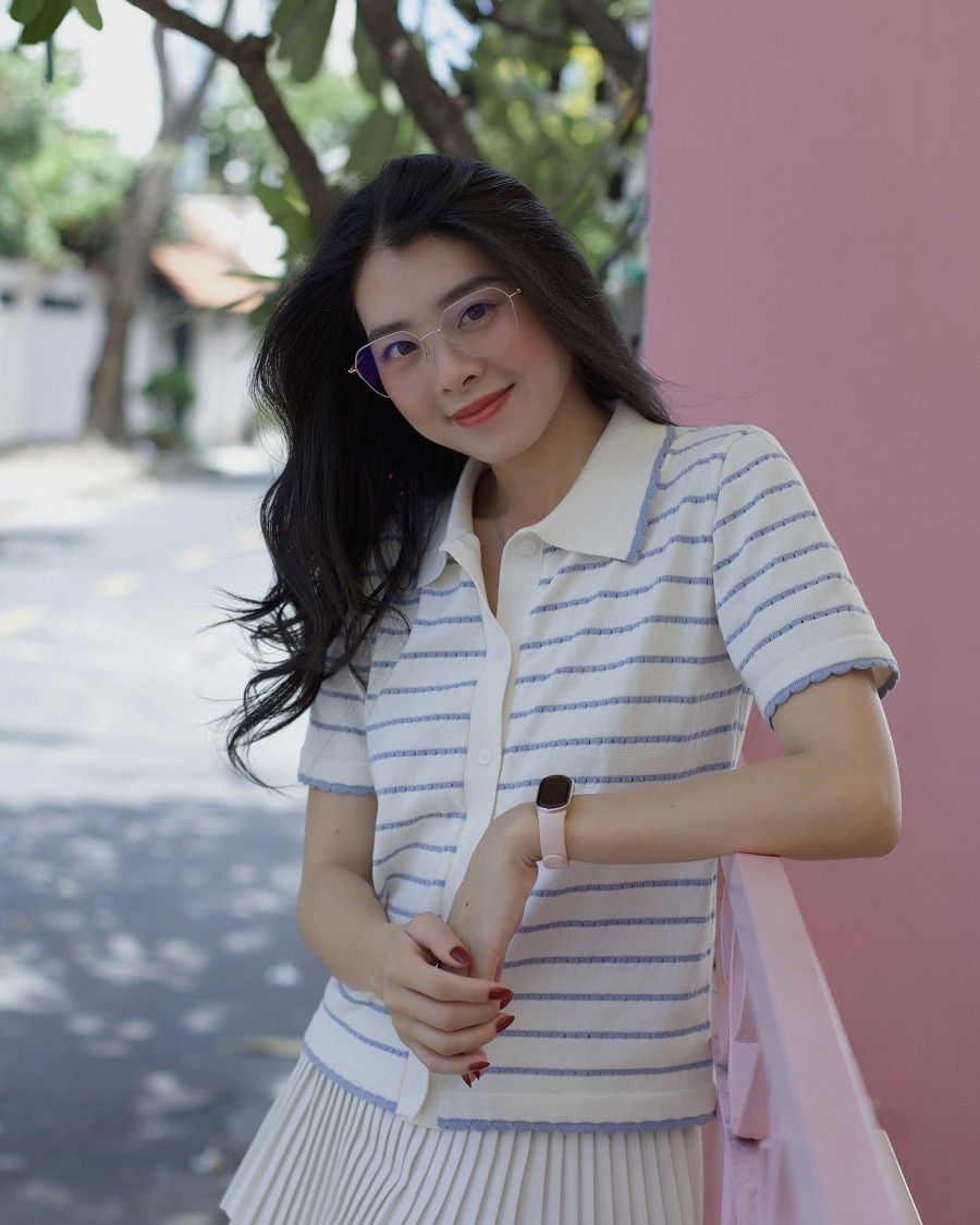 Agog Nữ - Gọng kính Nhựa, Titanium - Mã 1419-C5 (9) Mắt kính Agog 1419 C9 - ảnh 3