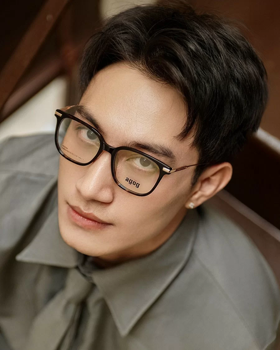 Agog Unisex - Gọng kính Nhựa, Kim loại - Mã 2516TISGMK-C3 (8) Mắt kính Agog - 2516TISGMK-C3 - ảnh 3