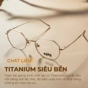Chất liệu Titanium siêu bền