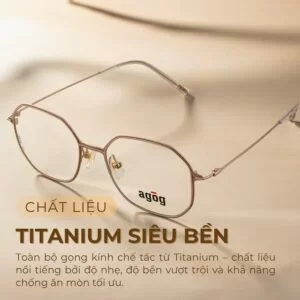 Chất liệu Titanium siêu bền
