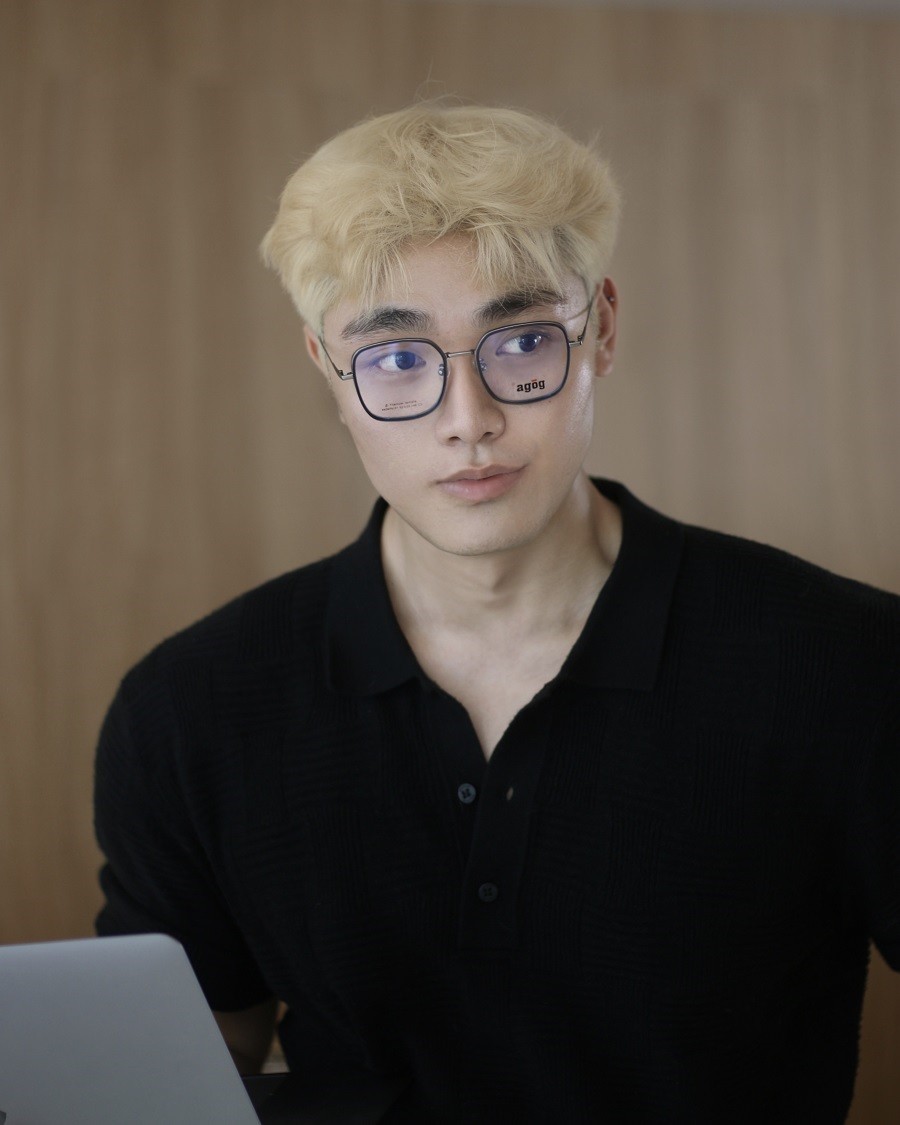 Agog Pengonal Unisex - Gọng kính Kim loại - Mã 7516TiSDKK-C4 (8) Mắt kính Agog 5516TISDKK-C4 - ảnh 4