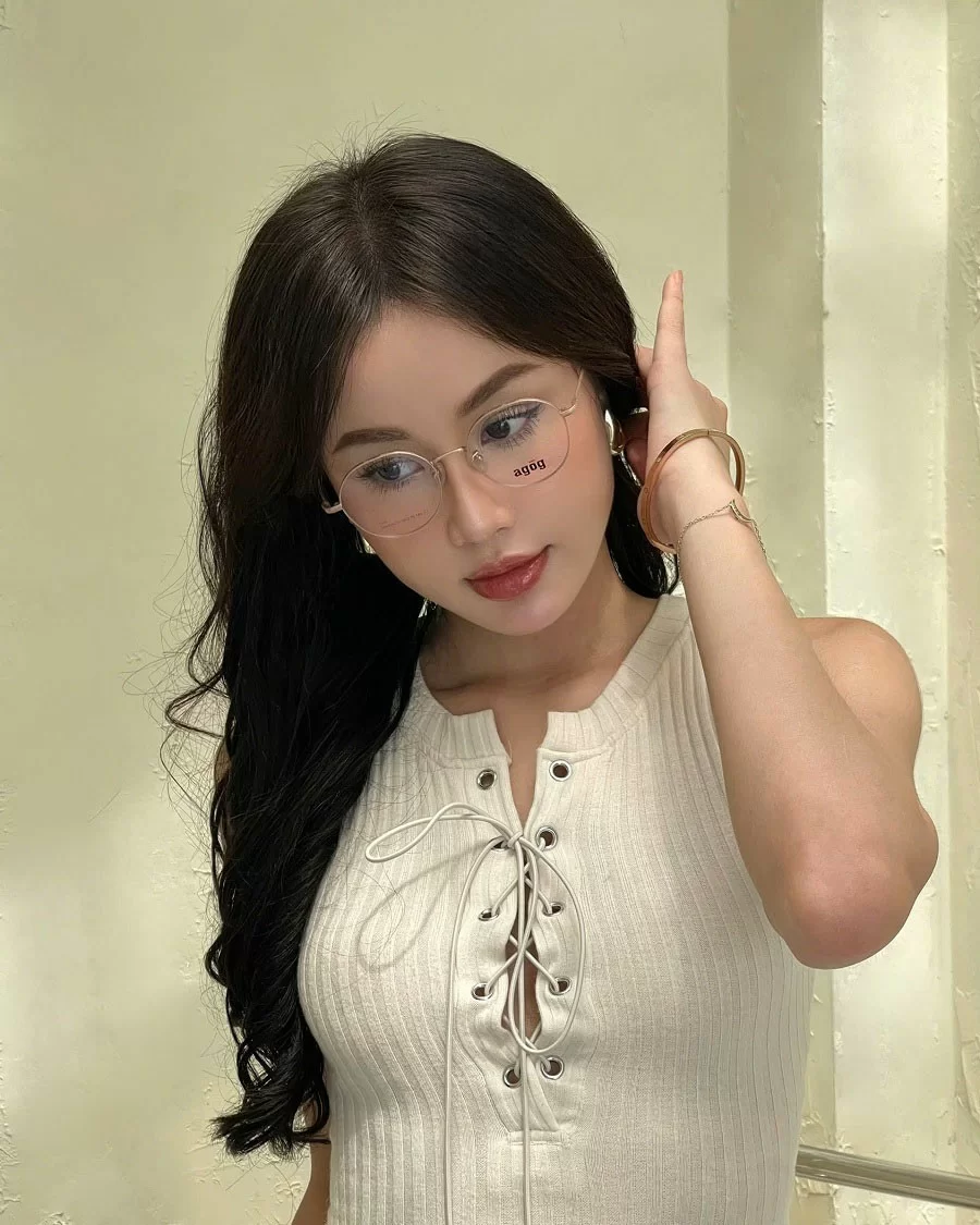 Agog Nữ - Gọng kính Kim loại - Mã 6206MHHK-C1 (8) Mắt kính Agog 6206MHHK-C1 - ảnh 2