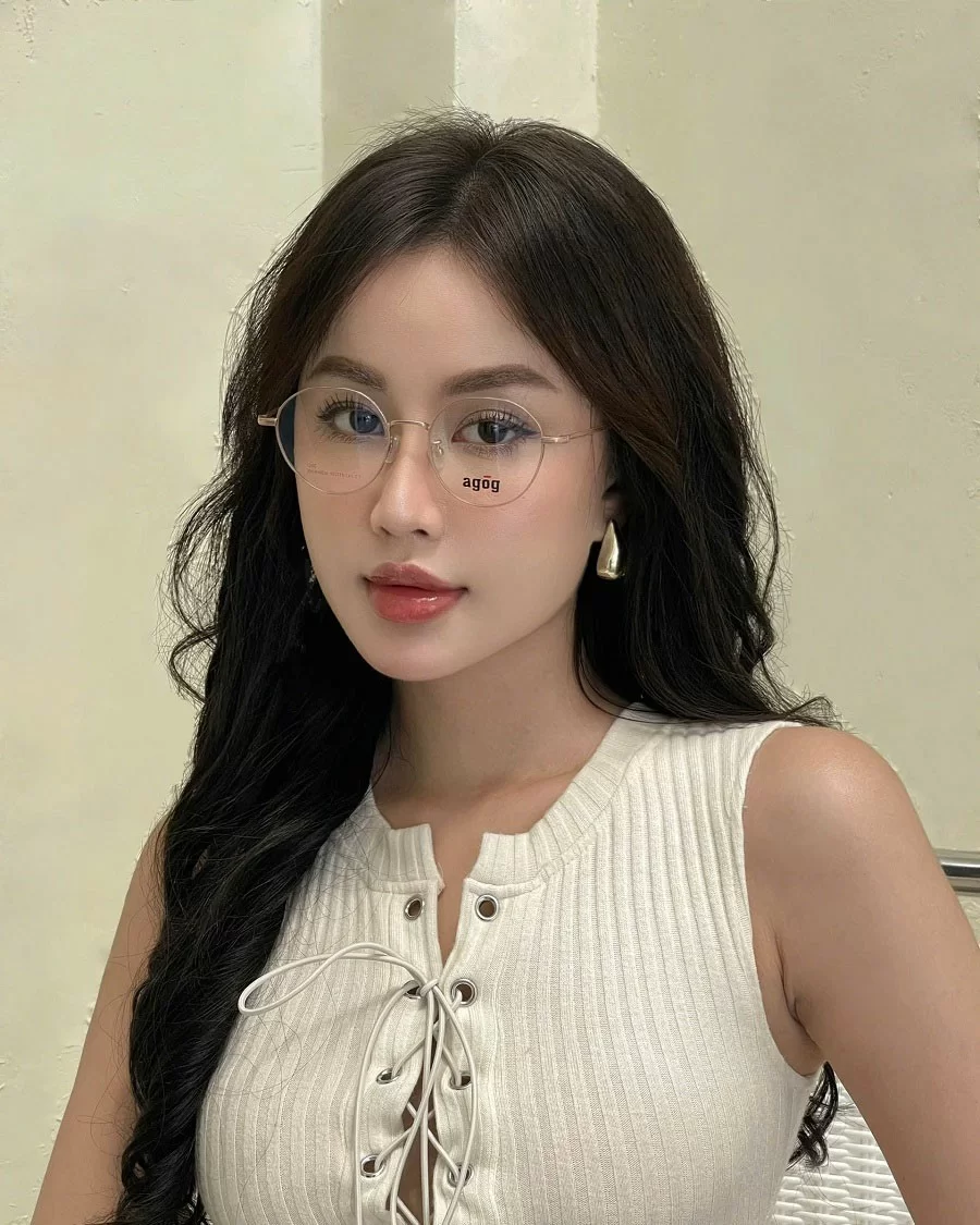 Agog Nữ - Gọng kính Kim loại - Mã 6206MHHK-C1 (9) Mắt kính Agog 6206MHHK-C1 - ảnh 3