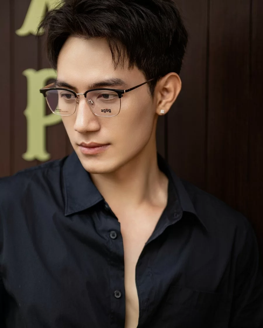 Agog Nam - Gọng kính Nhựa, Kim loại - Mã 7906ADKK-C2 (8) mat kinh agog 7906adkk c2 2