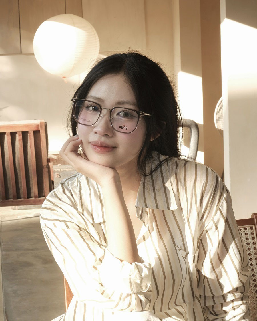 Agog Unisex - Gọng kính Kim loại - Mã 8516TiSDKK-C3 (7) "mắt