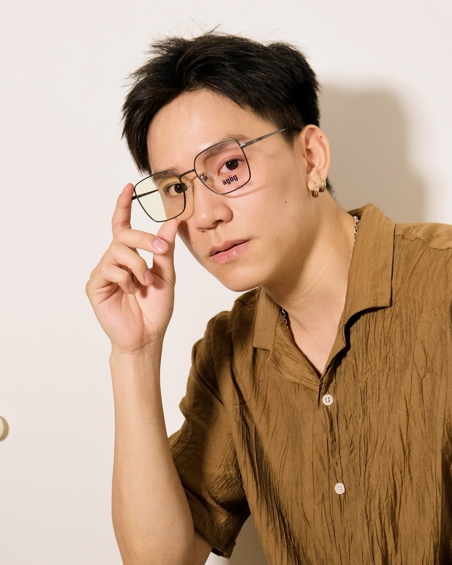 Agog Unisex - Gọng kính Kim loại - Mã 8516TiSDKK-C3 (9) "mắt