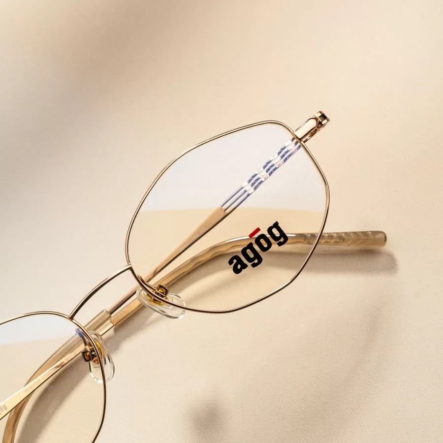 Agog Nữ - Gọng kính Titanium - Mã 9346-C5 (11) Dáng kính Oval