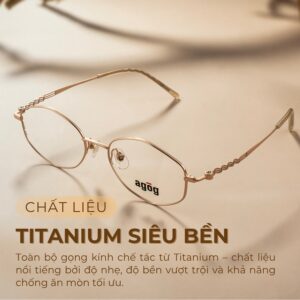 Chất liệu Titanium siêu bền