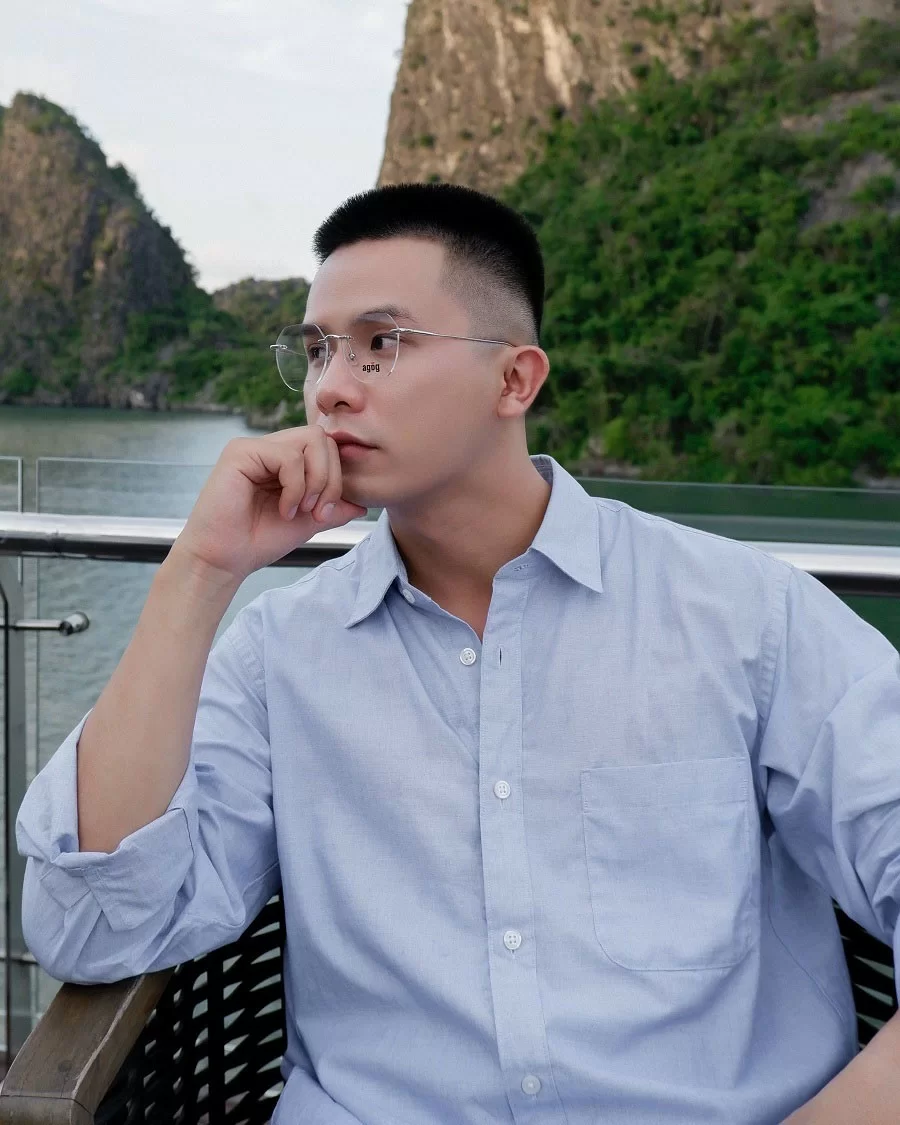 Agog Unisex - Gọng kính Nhựa, Titanium - Mã 3209TTCZK-C3 (9) Mắt kính Agog 3209TTCZK-C3 - ảnh 3