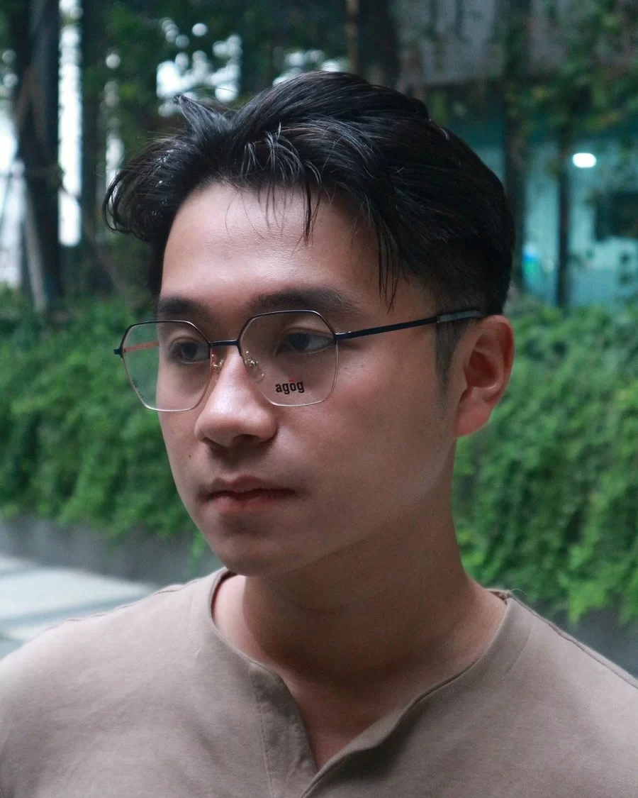 Agog Unisex - Gọng kính Nhựa, Titanium - Mã 5019-C23 (10) Mắt kính Agog 5019-C23 - ảnh 5