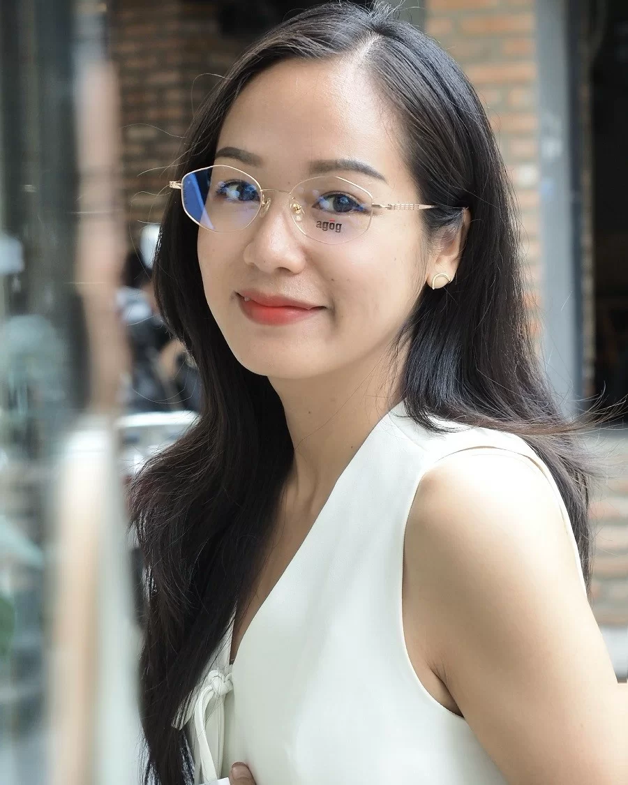 Agog Nữ - Gọng kính Titanium - Mã 9346-C5 (10) Mắt kính Agog 9346-C5 - ảnh 4