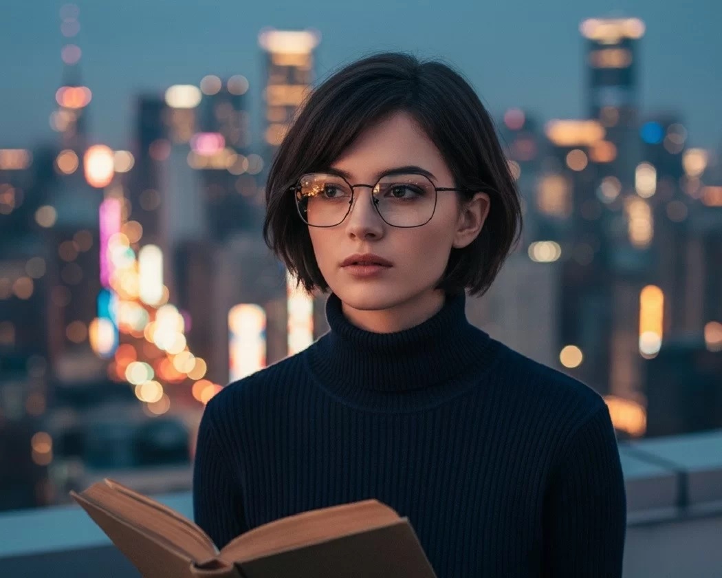 Gọng kính cận RayBan Titanium mang lại vẻ đẹp thanh lịch và tinh tế