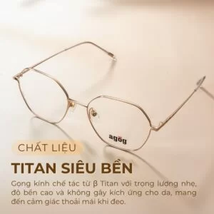 Gọng kính Agog 4219-C5 chất liệu titanium siêu bền