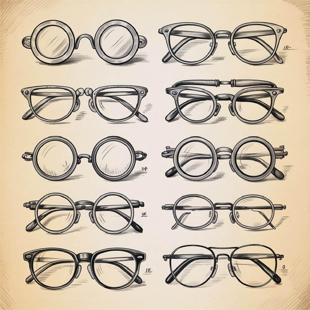 Lịch sử phát triển của gọng kính cận qua từng giai đoạn