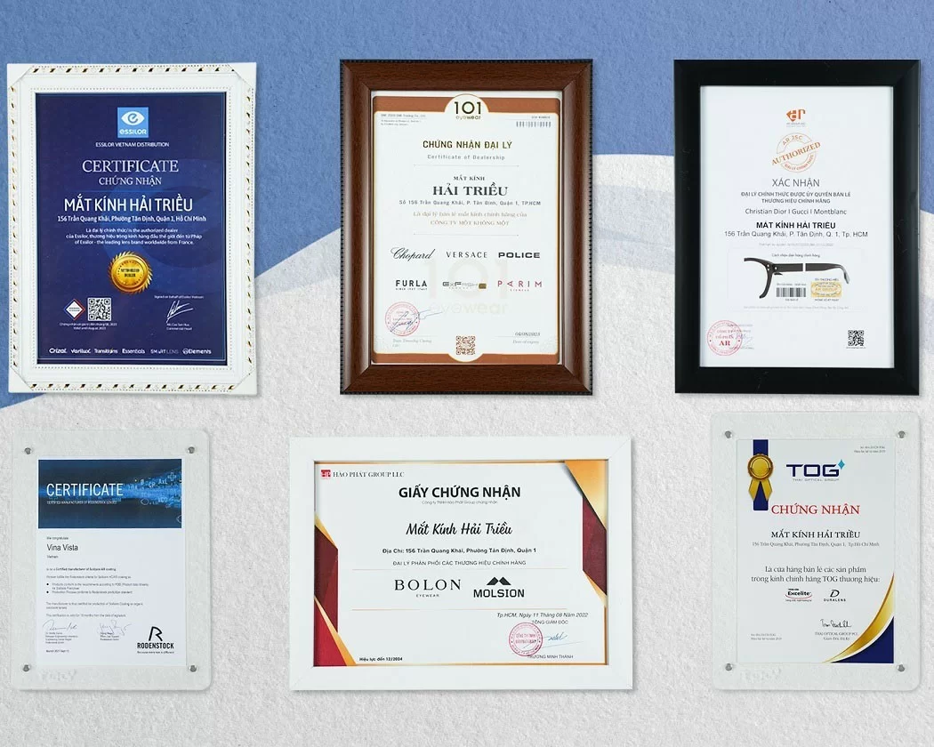 Giấy chứng nhận đại lý chính hãng ủy quyền của Hải Triều