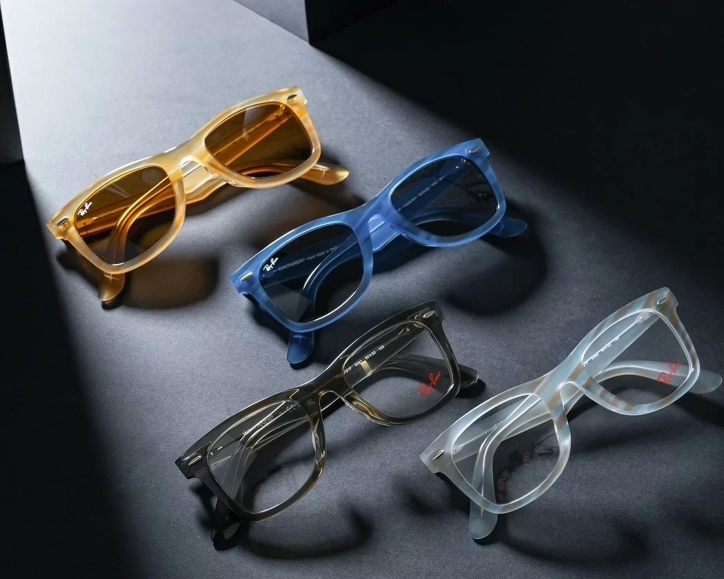 RayBan là một trong những thương hiệu đi đầu trong việc ứng dụng Acetate để sản xuất gọng kính