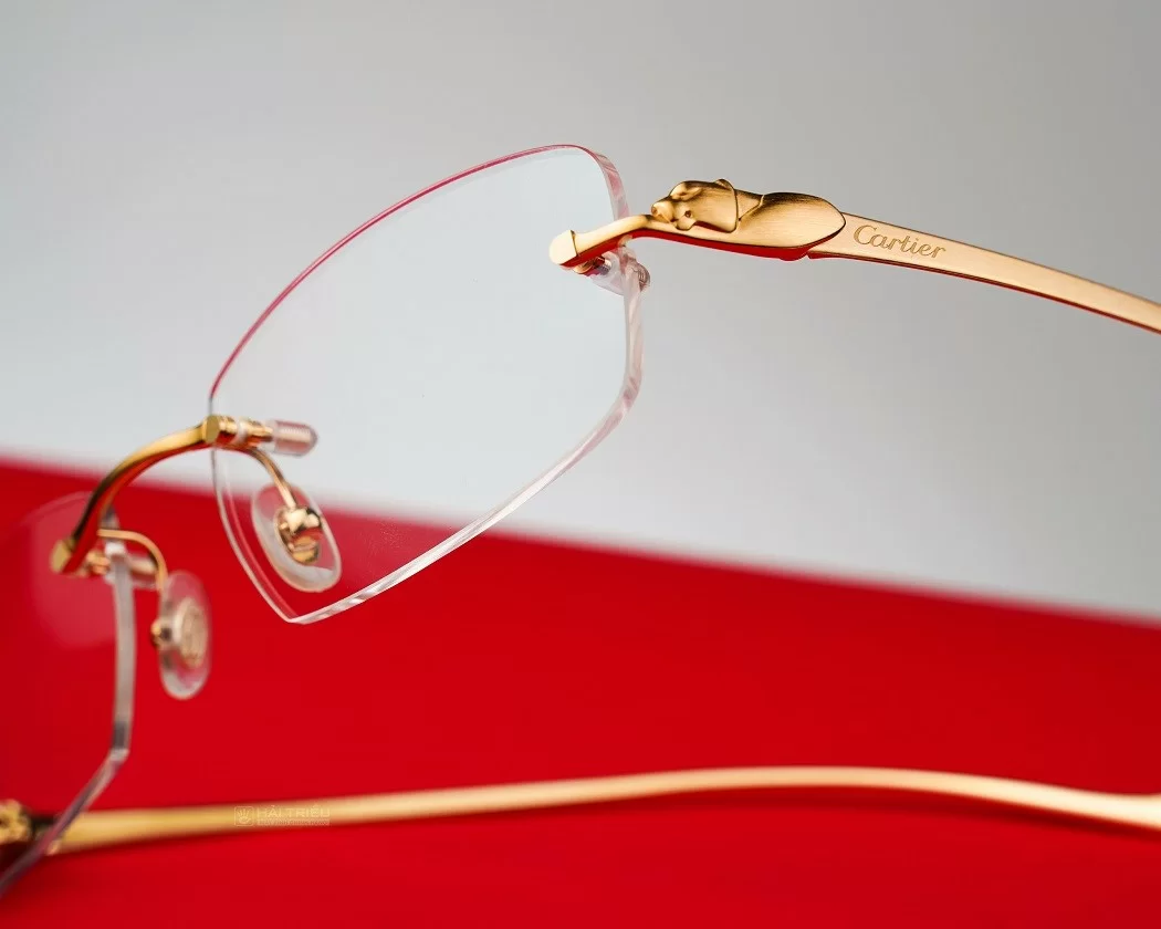 Kính gọng vàng là biểu tượng của sự xa xỉ và đẳng cấp