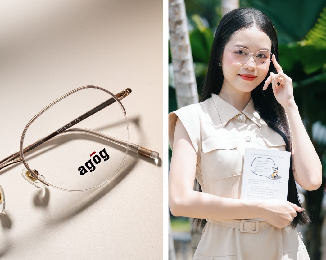 Mắt kính tròn thời trang luôn tạo cảm giác ấm áp, dễ tiếp cận và cân bằng lại những gương mặt góc cạnh