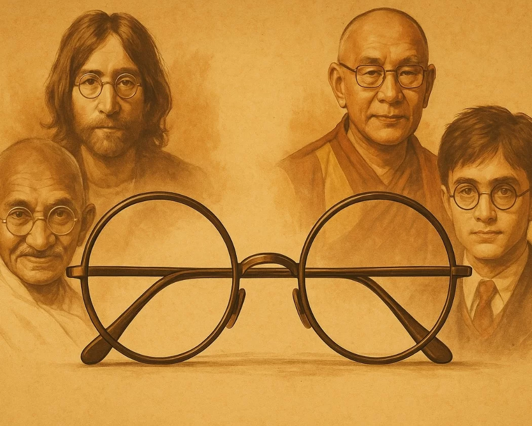 Gọng kính tròn đã xuất hiện hơn 500 năm, và là biểu tượng kinh điển từ năm 1960 đến nay