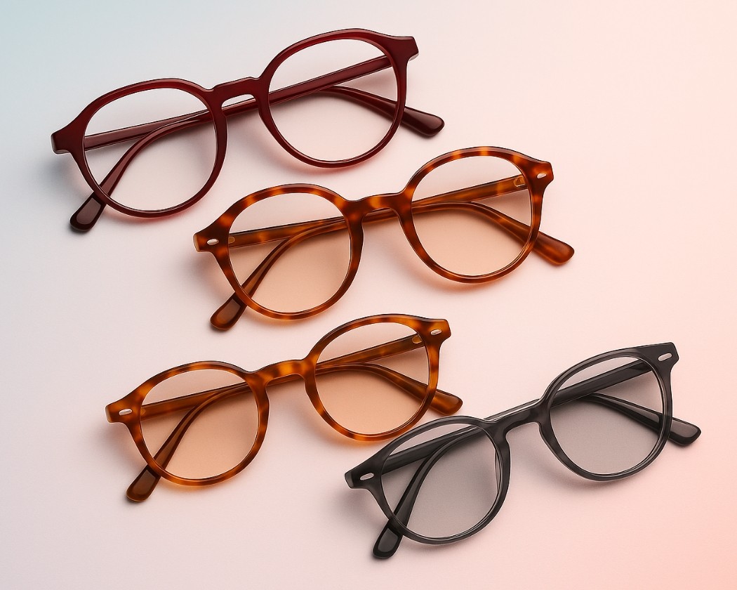 Rất nhiều màu sắc mới xuất hiện trở thành một điểm nhất thú vị trong văn hoá sử dụng kính tròn ngày nay