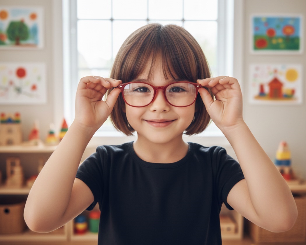 Trẻ em là đối tượng phù hợp nhất để sử dụng gọng kính Ultem