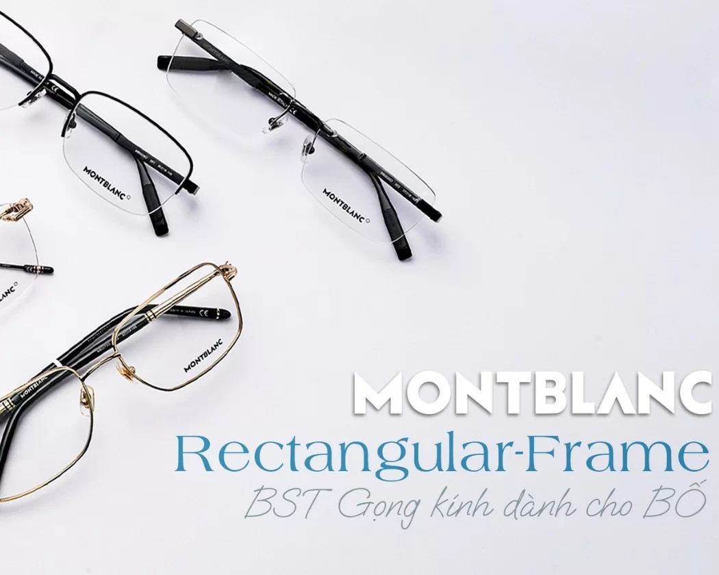 Bộ sưu tập kính không viền cao cấp của Montblanc
