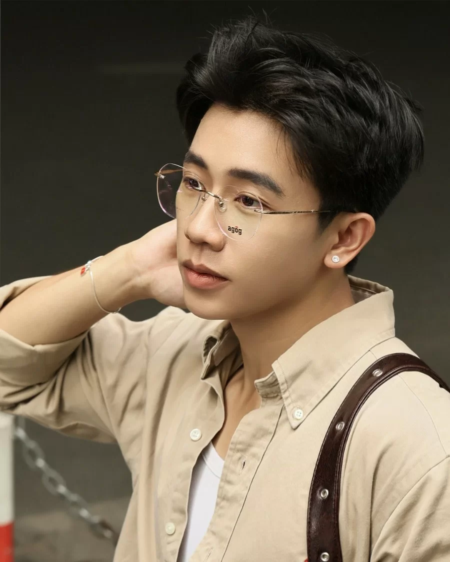 Agog Unisex - Gọng kính Nhựa, Titanium - Mã 2309TTSYK-C4 (7) Mắt kính Agog 2309TTSYK-C4 - ảnh 1