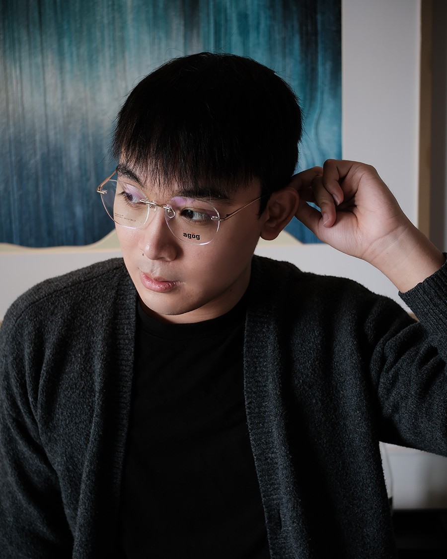 Agog Unisex - Gọng kính Nhựa, Titanium - Mã 2309TTSYK-C4 (13) Mắt kính Agog 2309TTSYK-C4 - ảnh 7