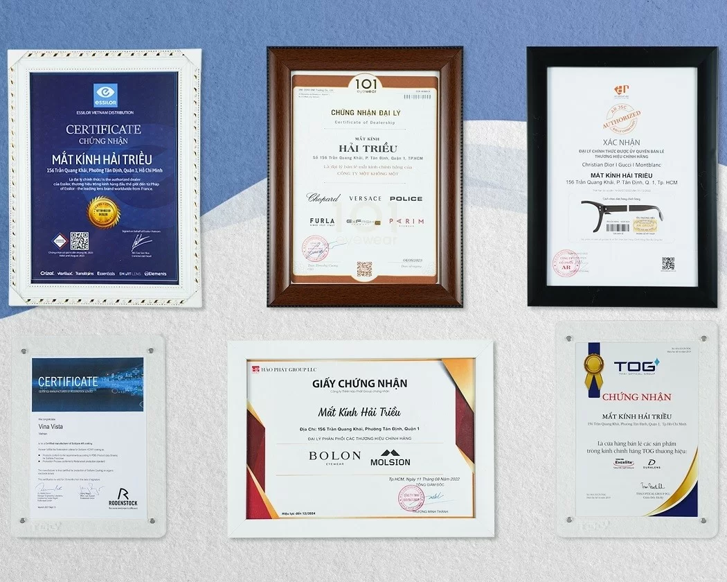 Giấy chứng nhận đại lý chính hãng ủy quyền của Hải Triều