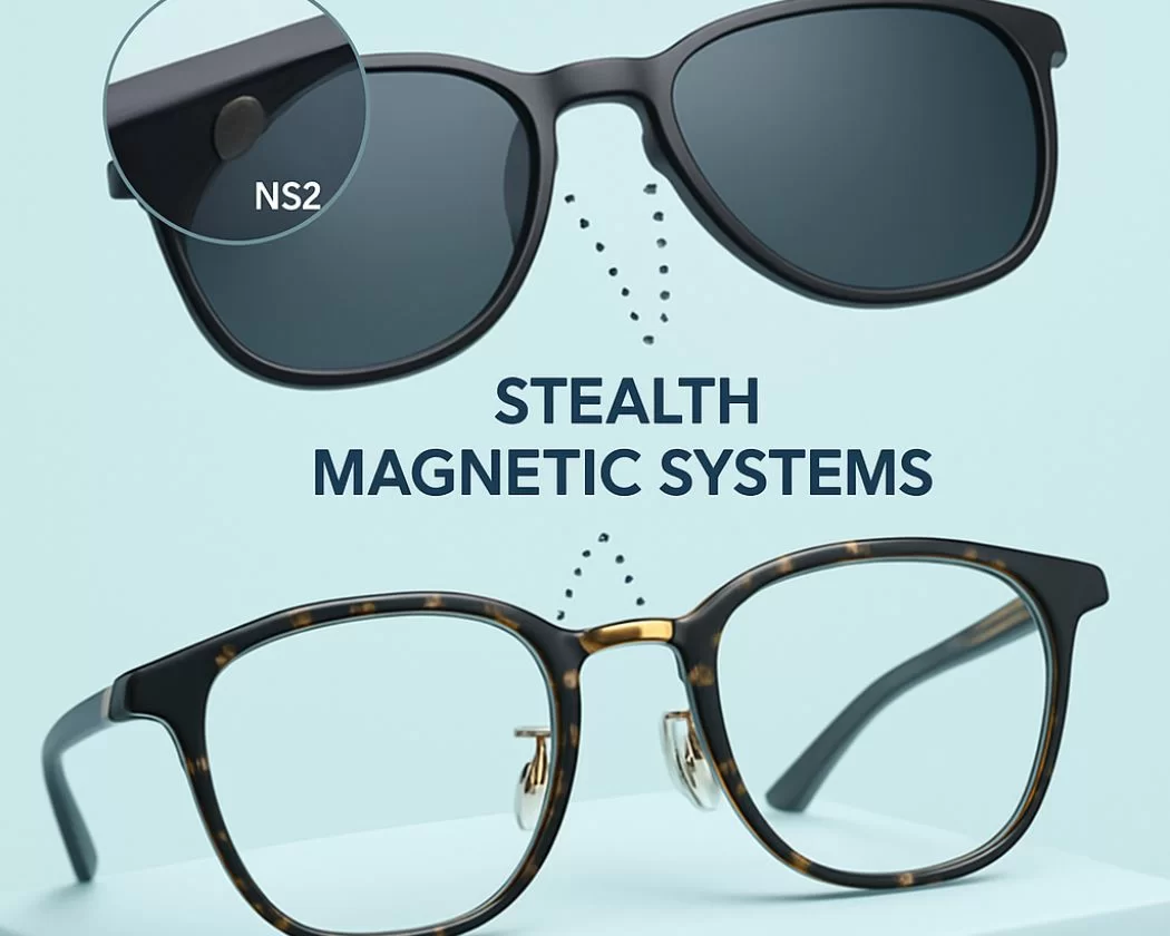 Công nghệ từ tính tàng hình (Stealth Magnetic Systems) từ gọng kính Clip on