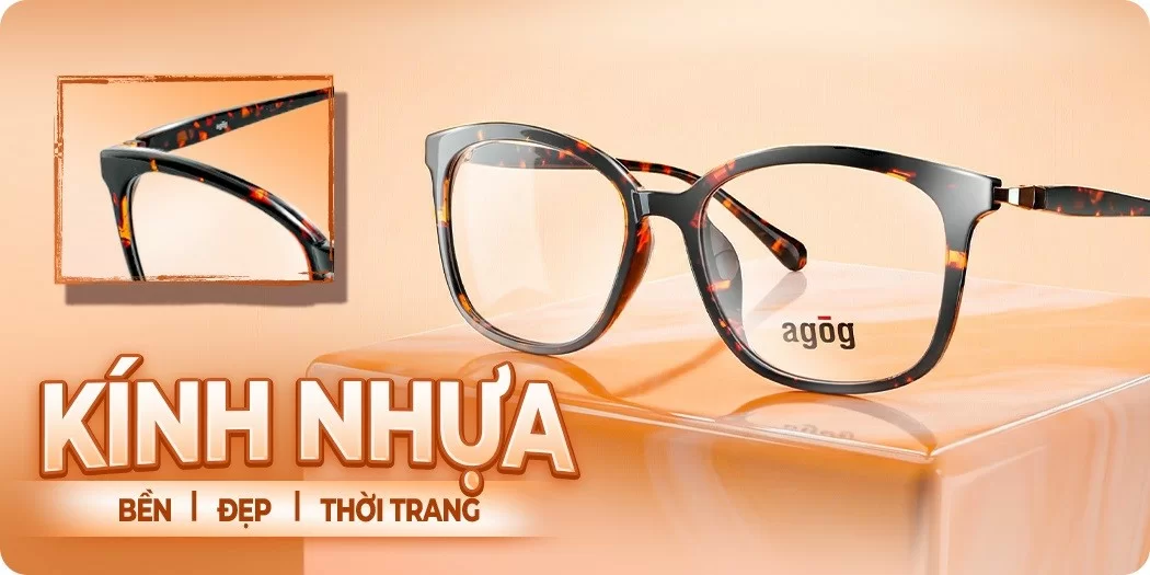 Kính gọng nhựa chính hãng tại Hải Triều: An toàn, đẹp, đa dạng mẫu mã
