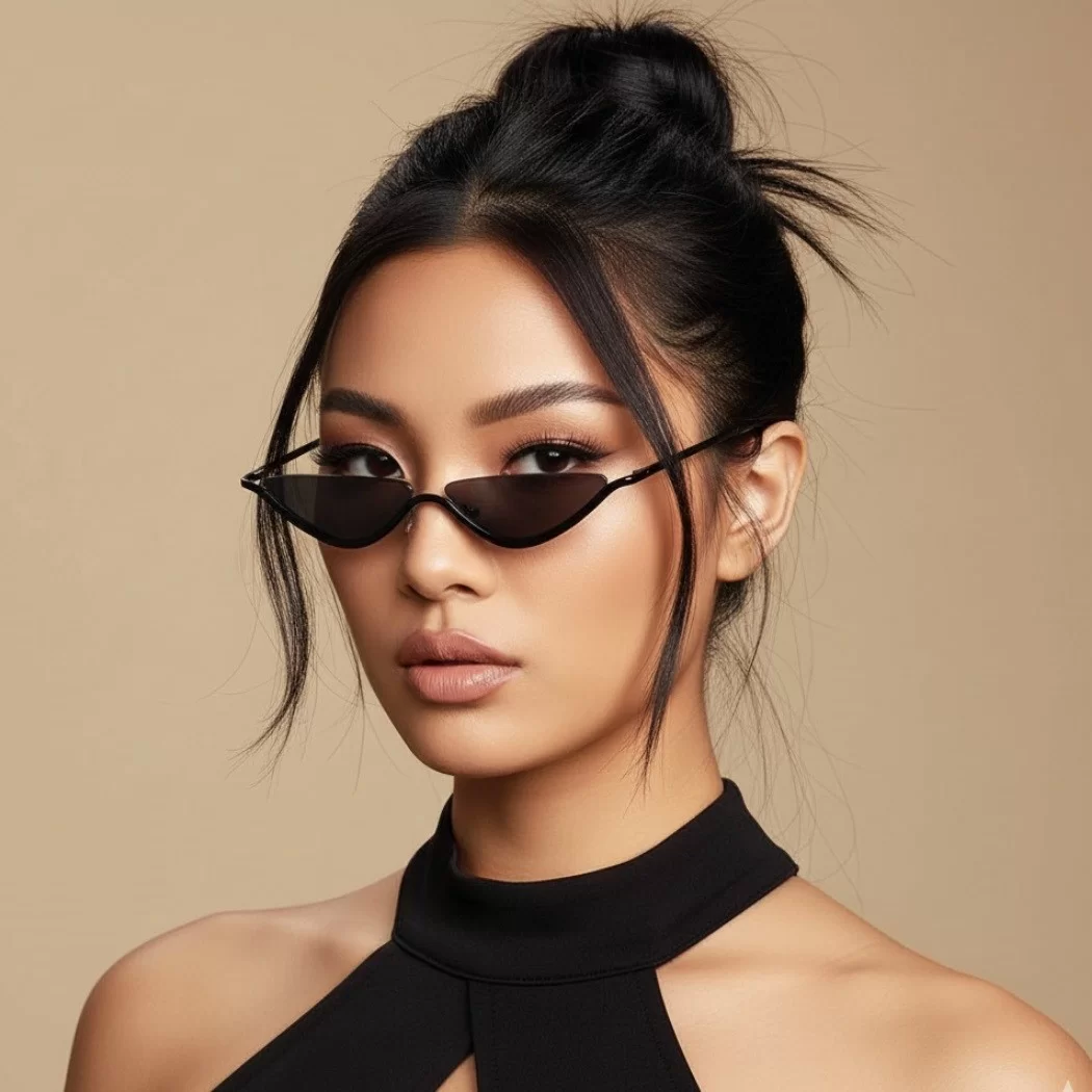 Micro Cat-eye - xu hướng kính mắt mèo được ưa chuộng trong năm 2026