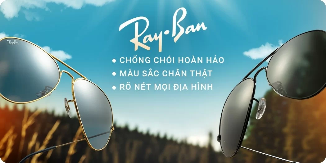 Kính RayBan hàng hiệu, chính hãng 100%