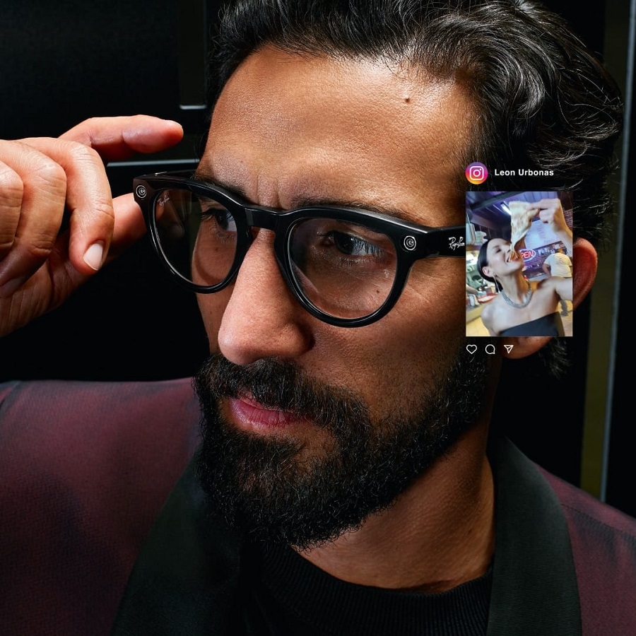 Kính RayBan Camera cho phép người dùng livestream một cách dễ dàng