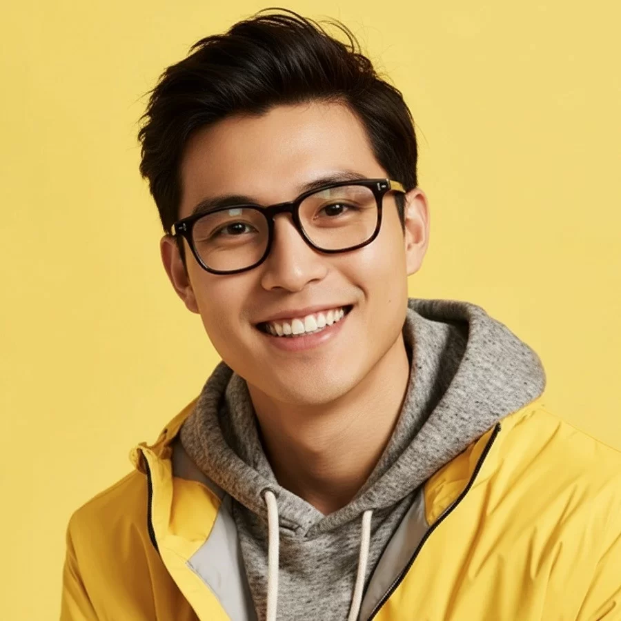 Mặt dài đeo kính gì? Câu trả lời hoàn hảo nhất chính là kính gọng vuông