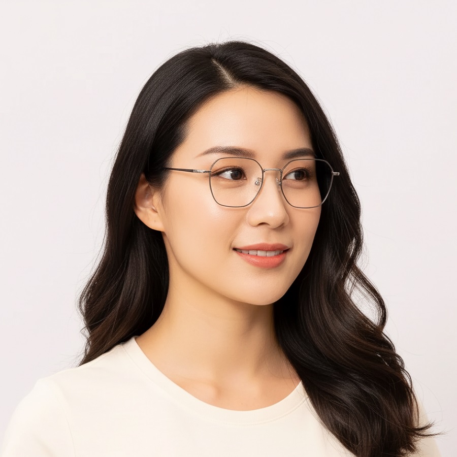 Tạo cấu trúc và cân bằng tỷ lệ là hai yếu tố quan trọng nhất khi chọn kính cho người có dáng mặt trái xoan