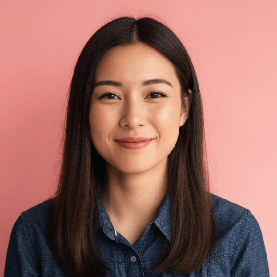 Mặt tròn vuông đeo kính gì? Gợi ý 4 kiểu gọng phù hợp với khuôn mặt "lai" (2) Mặt tròn vuông đeo kính gì? Cách xác định dáng mặt tròn vuông