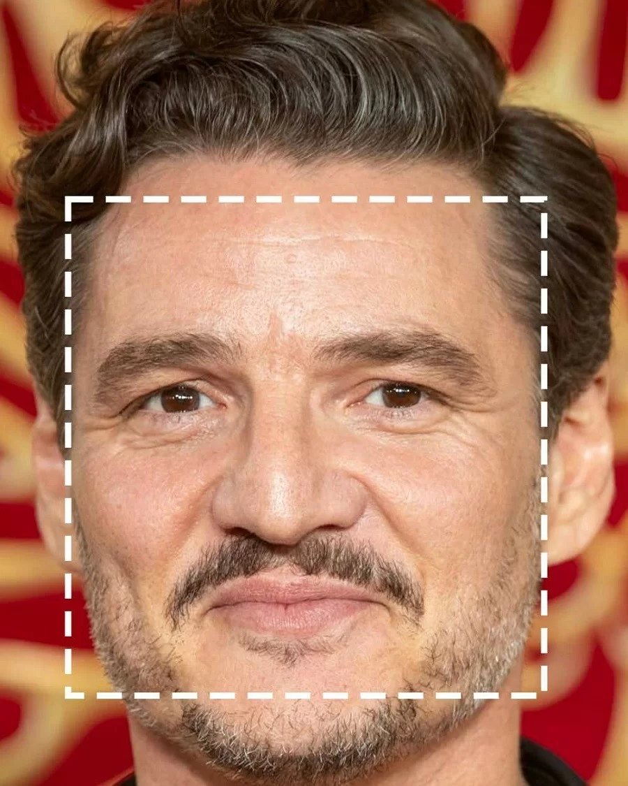 Mặt vuông đeo kính gì? Bí kíp chọn kính phù hợp cho nam, nữ (2) Đặc điểm của người có gương mặt vuông