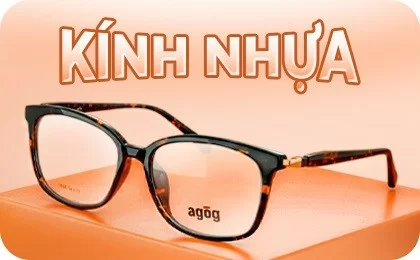 Gọng kính nhựa: Bền, Nhẹ, An toàn, chính hãng 100%
