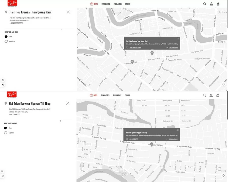 Kính Hải Triều xuất hiện trên Store Location của RayBan - ảnh 1